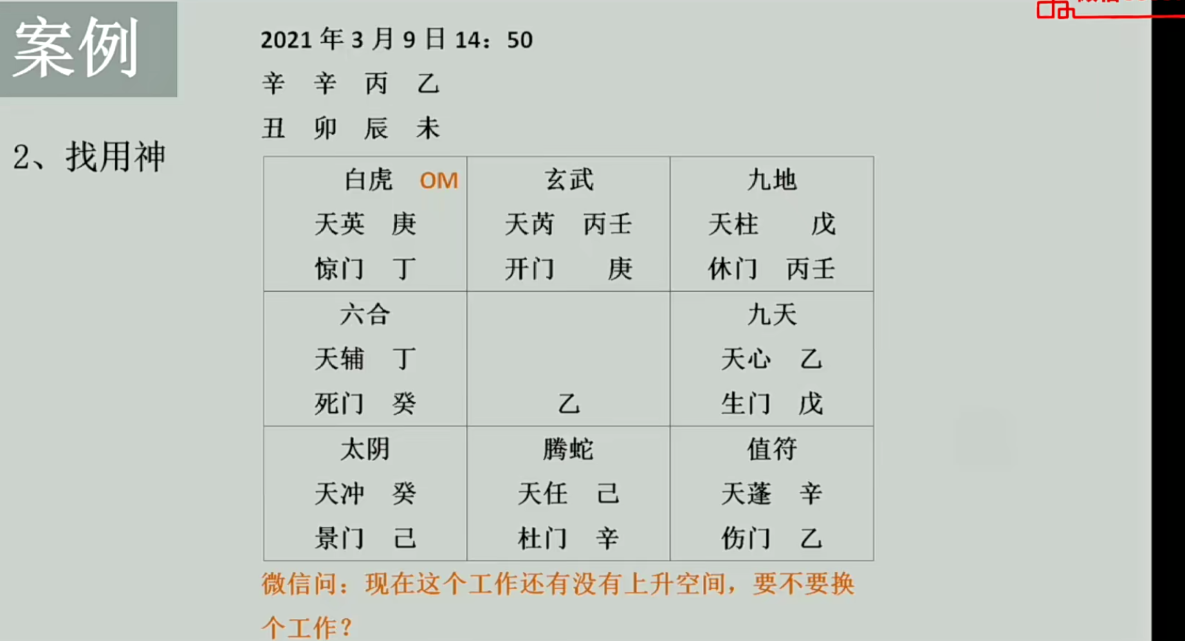 乾小道奇门《奇门遁甲事业判断思路7集》–百度网盘